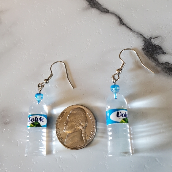 Water Bottle Dangle Earrings - Picture 6 of 7